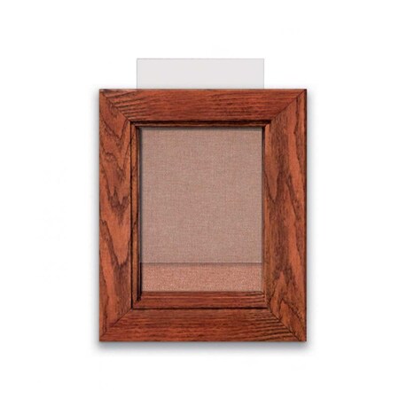 United Visual Products Outdoor Enclosed Combo Board, 48"x36", White Frame/Grey & Apricot UVCB4836ODW-GREY-APRICOT